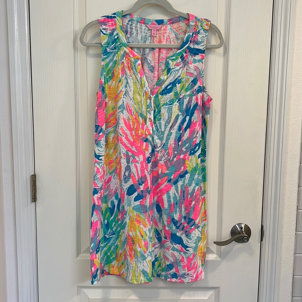 Lilly Pulitzer medium sparkling sands Essie dress, GUC